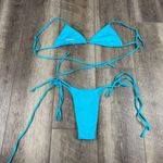 frankie's bikinis  Blue Bikini Set  Photo 6