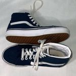 Vans Sk8-Hi Tapered High Top Canvas Shoe~Navy Blue~Unisex~Women’s 7, Men’s 5.5 Photo 1