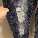 Almost Famous - Acid wash distressed denim jeans by size 2 Photo 2