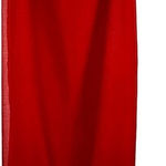 Handmade Red Sheer Sarong | Beach Cover-Up | Boho Fringe & Shell Detail Summer Pool‎ Fun Photo 0