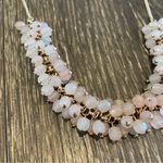 H&M BNWT!  Gold Necklace with Pink Beads Photo 1