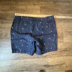 Talbots red white and blue star Patterned Denim Shorts Photo 3