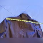 JS Collections JS Collection  layered Sleeve with cuff Jacket Blazer Brown Satin retro size 10 Photo 13