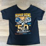 Super Bowl 50 Tee (2016) Black Size M Photo 2
