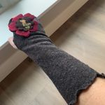 Fingerless brown gloves Photo 4