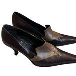 Altariva Two Tone Leather Dress Pump, Sz EU 38 Brown Photo 4