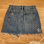 Urban Outfitters  BDG Star Grommet Asymmetrical Denim Mini Skirt Photo 3