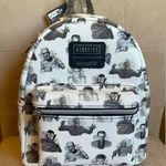 Lounge Fly Universal Monsters Icons Mini Backpack Frankenstein/Bride, Dracula NWT Photo 0