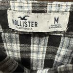 Hollister  Black and White Plaid Mini Dress w/Adj Straps Size Medium CUTE Photo 6