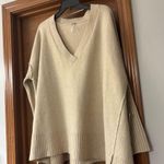 Free People  Orion Tunic Sweater in Almond color Photo 2