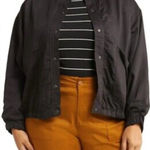 Sanctuary Black Oversized Long Sleeve Zip up Jacket Size 3X NWT Photo 0