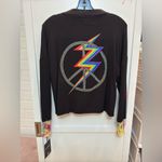 Lauren Moshi  Coraline Crystal Lightning Peace - Black/ Primary Tie Dye Photo 4