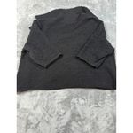 Eileen Fisher Eileen Fisher Textured Knit Open Front 3/4 Sleeve Sweater Jacket Black Large Photo 6