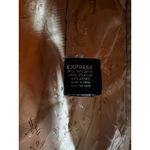 EXPRESS  Jacket Womens Mustard Yellow Tan‎ Funnel Neck Corduroy Size 7 8 Photo 5