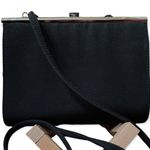 Liz Claiborne  Women’s Black Fabric Purse Shoulder Bag Clutch HOLIDAY’S Photo 2