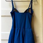 La Blanca Electric Blue strappy gathered shelf bra One Piece Swimd ress Size 14 Photo 6