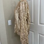 rock'n roll Rock & Roll gold metallic sweater size L Photo 3