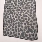 Vintage Animal Print Scarves Set of‎ Three Leopard Zebra Tiger Snake Blue Black Photo 11