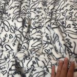 Victoria's Secret Women's Black and White Printed Robe Photo 4