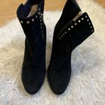 Jimmy Choo  suede style black booties studded size 38.5 Photo 2