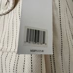Jason Wu NWT $325  Cropped Pinstripe Women's Blazer Jacket Designer Cream White M Photo 4