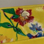 Kate Spade Floral Yellow Flat Pouch Clutch Photo 1