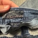 Silver Jeans  Blue Tuesday Straight Leg Denim with Unique Stitching Photo 2