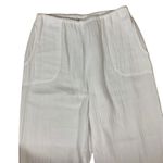 Habitat  White Cotton Gauze Cropped Pants S Lightweight Casual Summer Photo 1