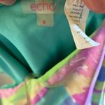 Echo One Shoulder One Piece‎ Bathing Suit Blue Size 8 Photo 4