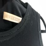 St Emile Elegant Black Sleeveless sheath Dress size 6 wool midi classic timeless Photo 3