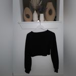 Nasty Gal  cropped black crew neck Photo 2