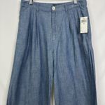 Ralph Lauren Lauren  Petite Women's Pleated Chambray Wide-Leg Pants Size 6 NWT Photo 6