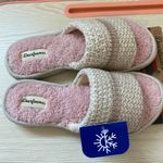 Dearfoams Ombre Stripe Pool Slide Slippers Photo 2