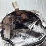 PINK - Victoria's Secret PINK Victoria’s Secret Black and Gray Acid Tie Dye Zip Top Canvas Tote Photo 10