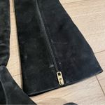 Coach  Roma Black Tall Suede Heeled Knee High Boot Leather Size 10 Photo 1