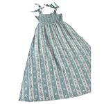 Spartina 449 Saylor Resort Linen-Blend Midi Dress Pockets Size Medium Photo 4