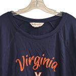 Flying Colors Virginia Cavaliers Women's Ruffle Sleeve Top Blue XL Photo 5