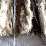 Vintage Dollhouse Outwear Women's Faux Fur Puffy Coat Jacket Sz L Western 98790 Brown Size L Photo 4