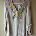 Soft Surroundings  Clementine Tunic in Natural Women's Size Petite Small Photo 0