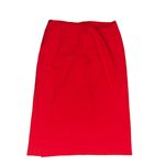 New York And Company  Red Pencil Skirt With Side Buttons  Photo 2