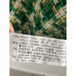 ZARA Green Woven Tweed Plaid Pinafore Mini Dress Size Small Photo 7