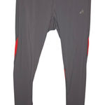 Adidas  Climalite Gray & Red Active Tights Leggings Size Large  Photo 0