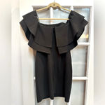 Parker  Black Label Bloomingdale’s Off The Shoulder Formal Cocktail Dress Size 2 Photo 4