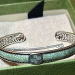 Gucci Interlocking GG Cuff Bracelet Ag 925 645570 J8410 9071 Photo 5