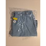 Chic Women's Size 18 Denim Shorts, Elastic High Waist, Vintage Blue Denim, USA Photo 6