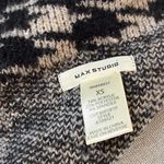 Max Studio  Women's Houndstooth Jacquard Open-front Cardigan In Black Photo 9