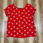 Gap Red floral shirt Photo 0