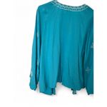 Ariat NWT | S | Kimono Cardigan Nita Teal Embroidered Womens Open Blouse Photo 8