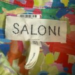 SALONI TILLY SHIRT DRESS COTTON POPLIN DRESS SUMMER CONFETTI Blue Size 4 Photo 9