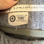 Toms Gray Knit Pullover Sweater Cozy Minimalist Slouchy Casual M Photo 3